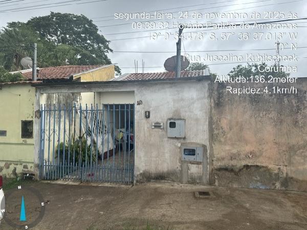 Vende-se em Ladario-MS  Casa, 63.38 de área total, 63.38 de área privativa, 200.00 de área do terreno,  2_qto(s), a.serv, WC, 1_sala(s), cozinha, 1_vaga(s) de garagem.