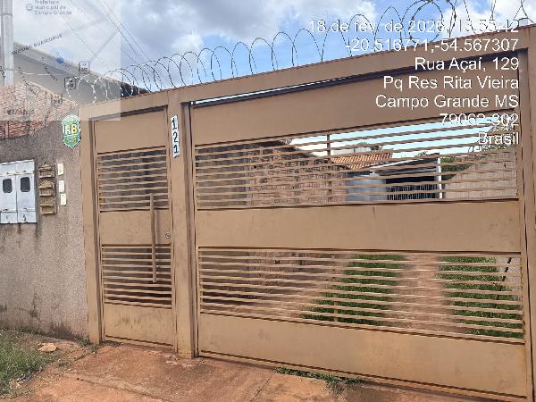 Vende-se em Campo Grande-MS  Casa, 45.00 de área total, 45.00 de área privativa, 90.00 de área do terreno,  2_qto(s), WC, 1_sala(s), cozinha, 1_vaga(s) de garagem.