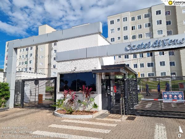 Vende-se em Campo Grande-MS  apto, 100.85 de área total, 46.84 de área privativa,  2_qto(s), a.serv, WC, 1_sala(s), cozinha, 1_vaga(s) de garagem.