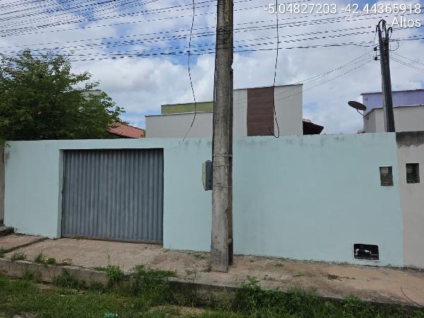 Vende-se em Altos-PI  Casa, 58.94 de área total, 58.94 de área privativa, 227.50 de área do terreno,  2_qto(s), a.serv, WC, 1_sala(s), cozinha.