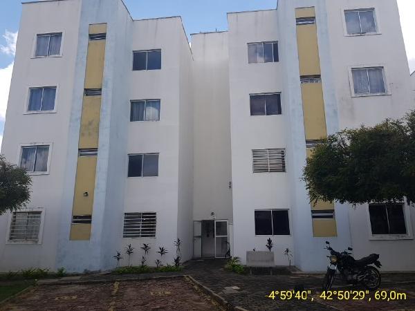 Vende-se em Teresina-PI  apto, 46.39 de área total, 45.00 de área privativa,  2_qto(s), WC, 1_sala(s), cozinha, 1_vaga(s) de garagem.