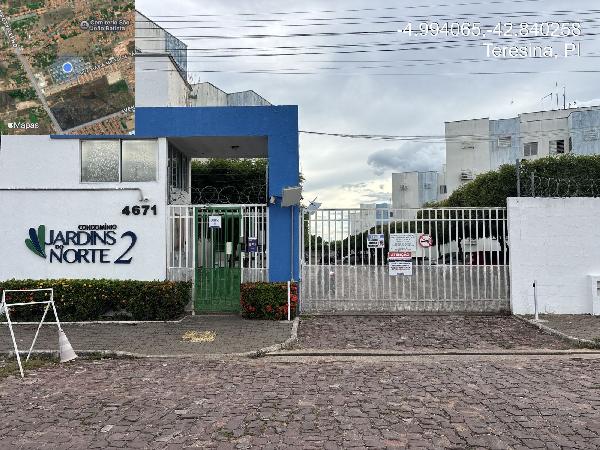 Vende-se em Teresina-PI  apto, 46.39 de área total, 45.00 de área privativa,  2_qto(s), WC, 1_sala(s), cozinha, 1_vaga(s) de garagem.