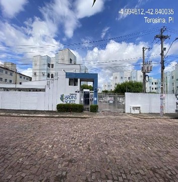 Vende-se em Teresina-PI  apto, 45.00 de área privativa,  2_qto(s), WC, 1_sala(s), cozinha, 1_vaga(s) de garagem.