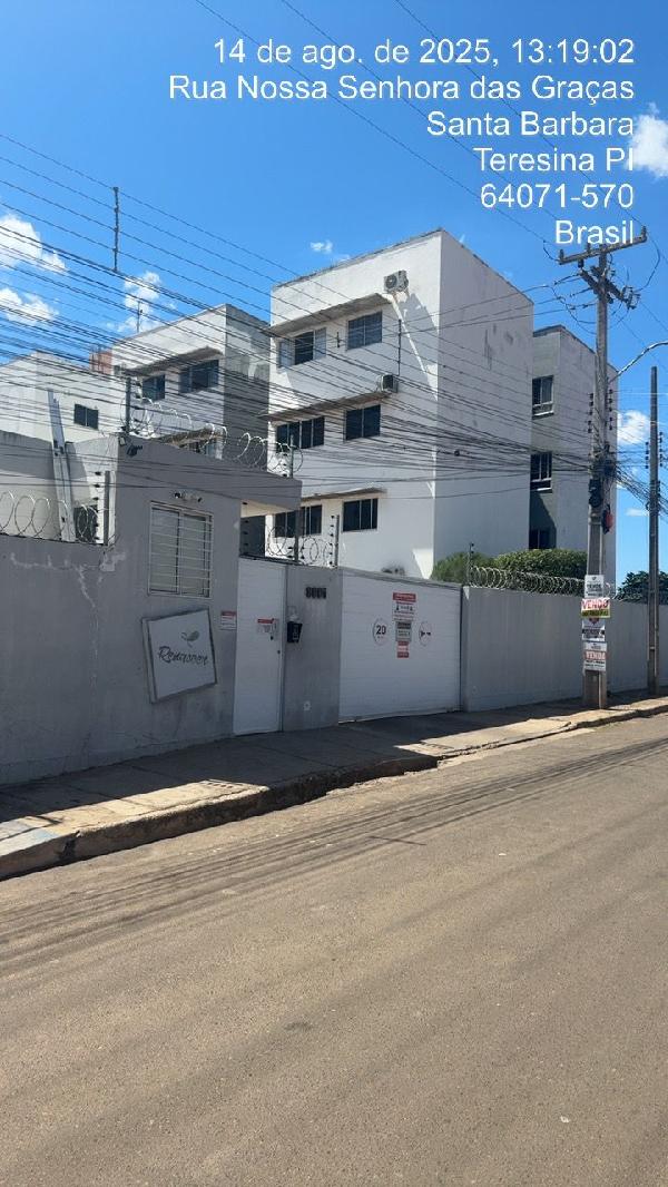 Vende-se em Teresina-PI  apto, 57.59 de área total, 50.16 de área privativa,  2_qto(s), WC, 1_sala(s), cozinha, 1_vaga(s) de garagem.