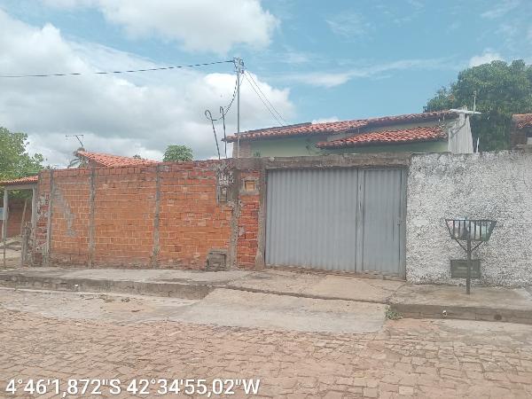 Vende-se em Jose De Freitas-PI  Casa, 70.00 de área total, 70.00 de área privativa, 211.20 de área do terreno,  3_qto(s), a.serv, WC, 1_sala(s), cozinha.