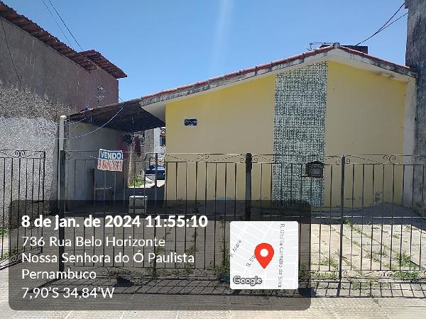 Vende-se em Paulista-PE  Casa, 47.27 de área privativa, 360.00 de área do terreno,  2_qto(s), a.serv, WC, 1_sala(s), cozinha, Terraco, 1_vaga(s) de garagem.