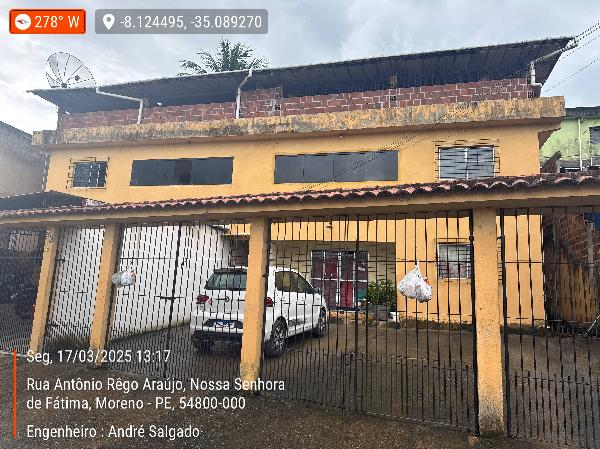 Vende-se em Moreno-PE  Casa, 63.46 de área total, 63.46 de área privativa, 235.00 de área do terreno,  2_qto(s), varanda, a.serv, WC, 1_sala(s), cozinha, 1_vaga(s) de garagem.