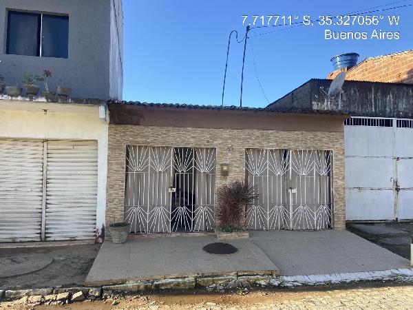 Vende-se em Buenos Aires-PE  Casa, 67.76 de área total, 67.76 de área privativa, 126.00 de área do terreno,  3_qto(s), a.serv, WC, 2_sala(s), cozinha, Terraco, 1_vaga(s) de garagem.