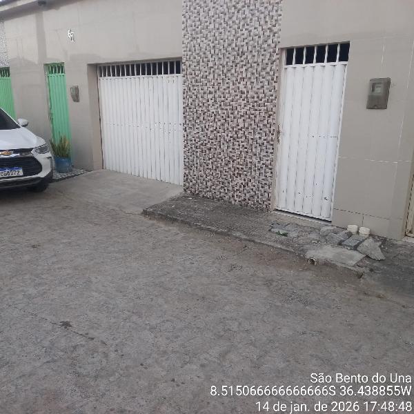 Vende-se em Sao Bento Do Una-PE  Casa, 69.81 de área total, 69.81 de área privativa, 108.00 de área do terreno,  3_qto(s), a.serv, WC, 1_sala(s), cozinha, Terraco.
