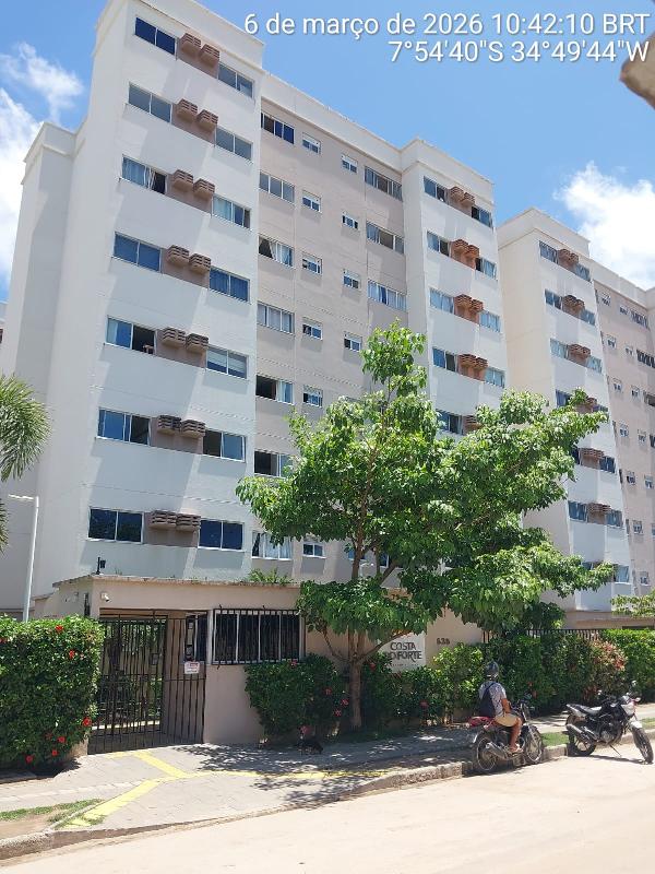 Vende-se em Paulista-PE  apto, 62.55 de área total, 46.00 de área privativa,  2_qto(s), a.serv, WC, 1_sala(s), cozinha, 1_vaga(s) de garagem.