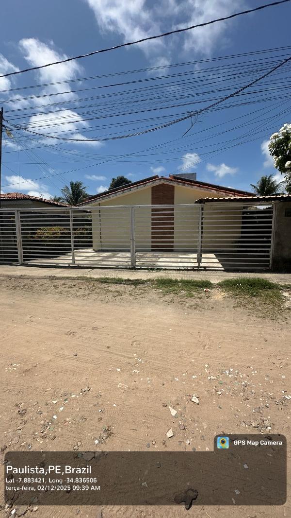Vende-se em Paulista-PE  Casa, 50.85 de área total, 50.85 de área privativa, 360.00 de área do terreno,  3_qto(s), a.serv, WC, 1_sala(s), cozinha, Terraco, 1_vaga(s) de garagem.