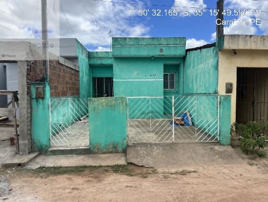 Vende-se em Carpina-PE  Casa, 75.96 de área privativa, 127.80 de área do terreno,  3_qto(s), a.serv, WC, 1_sala(s), cozinha, Terraco.