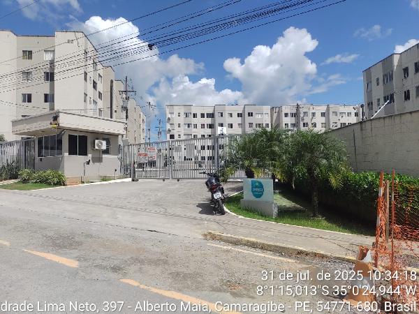 Vende-se em Camaragibe-PE  apto, 41.47 de área total, 41.47 de área privativa,  2_qto(s), a.serv, WC, 1_sala(s), cozinha.