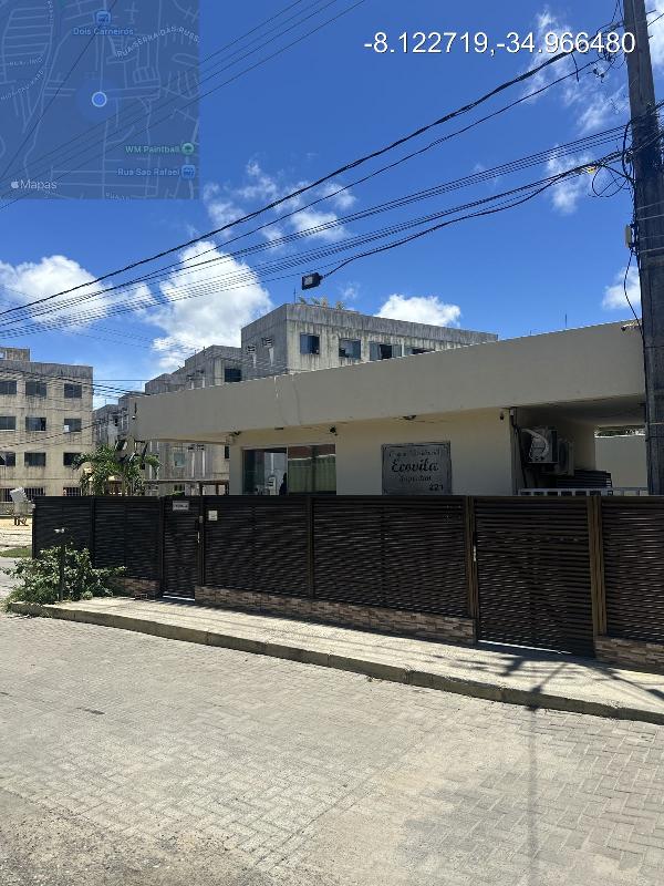 Vende-se em Jaboatao Dos Guararapes-PE  apto, 57.24 de área total, 50.36 de área privativa,  2_qto(s), WC, 1_sala(s), cozinha.