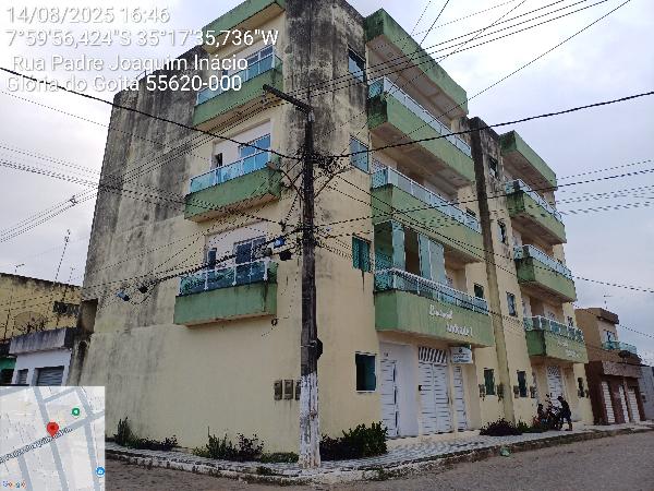 Vende-se em Gloria Do Goita-PE  apto, 63.44 de área total, 63.44 de área privativa,  2_qto(s), a.serv, WC, 1_sala(s), cozinha.