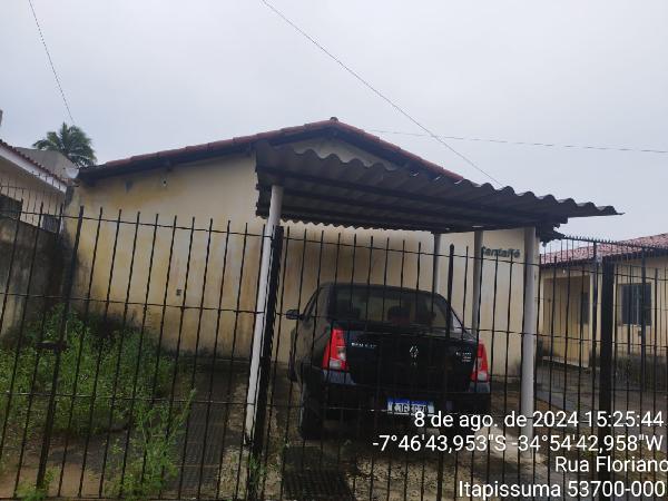Vende-se em Itapissuma-PE  Casa, 41.85 de área privativa, 360.00 de área do terreno,  2_qto(s), a.serv, WC, 1_sala(s), cozinha.