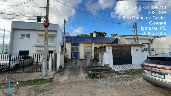 Vende-se em Igarassu-PE  Casa, 50.29 de área total, 50.29 de área privativa, 200.00 de área do terreno,  2_qto(s), a.serv, WC, 1_sala(s), cozinha, 1_vaga(s) de garagem.