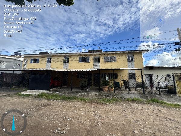 Vende-se em Paulista-PE  Casa, 46.11 de área total, 46.11 de área privativa, 338.85 de área do terreno,  2_qto(s), a.serv, WC, 1_sala(s), cozinha.