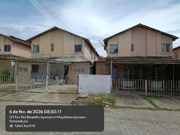 Vende-se em Igarassu-PE  apto, 45.25 de área total, 45.25 de área privativa,  2_qto(s), a.serv, WC, 1_sala(s), cozinha, 1_vaga(s) de garagem.
