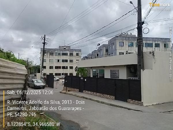 Vende-se em Jaboatao Dos Guararapes-PE  apto, 57.24 de área total, 50.36 de área privativa,  2_qto(s), a.serv, WC, 1_sala(s), cozinha, 1_vaga(s) de garagem.