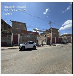 Vende-se em Luziania-GO  apto, 44.77 de área privativa,  2_qto(s), a.serv, WC, 1_sala(s), cozinha, 1_vaga(s) de garagem.