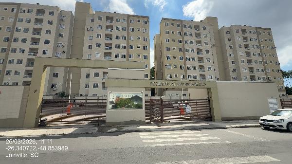 Vende-se em Joinville-SC  apto, 69.31 de área total, 44.31 de área privativa,  2_qto(s), a.serv, WC, 1_sala(s), cozinha, 1_vaga(s) de garagem.
