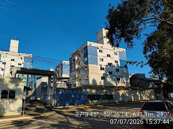 Vende-se em Chapeco-SC  apto, 66.94 de área total, 44.10 de área privativa,  2_qto(s), a.serv, 1_sala(s), cozinha, 1_vaga(s) de garagem.