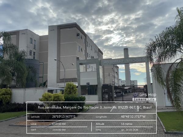 Vende-se em Joinville-SC  apto, 47.82 de área total, 39.30 de área privativa,  2_qto(s), WC, 1_sala(s), cozinha, Terraco, 1_vaga(s) de garagem.