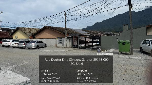 Vende-se em Garuva-SC  Casa, 61.11 de área total, 61.11 de área privativa, 88.20 de área do terreno,  2_qto(s), a.serv, WC, 1_sala(s), cozinha.