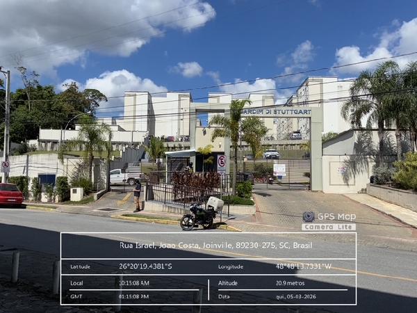 Vende-se em Joinville-SC  apto, 46.32 de área total, 39.30 de área privativa,  2_qto(s), WC, 1_vaga(s) de garagem.