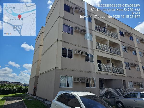 Vende-se em Sao Lourenco Da Mata-PE  apto, 61.31 de área total, 46.35 de área privativa,  2_qto(s), WC, 1_sala(s), cozinha, 1_vaga(s) de garagem.