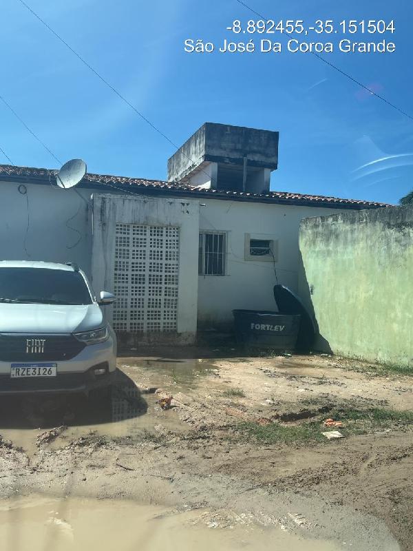 Vende-se em Sao Jose Da Coroa Grande-PE  Casa, 32.33 de área total, 32.33 de área privativa, 300.00 de área do terreno,  1_qto(s), a.serv, WC, 1_sala(s), cozinha, Terraco, 1_vaga(s) de garagem