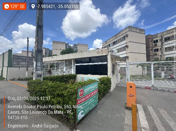 Vende-se em Sao Lourenco Da Mata-PE  apto, 45.35 de área total, 45.35 de área privativa,  2_qto(s), a.serv, WC, 1_sala(s), cozinha, 1_vaga(s) de garagem.