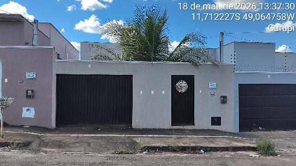 Vende-se em Gurupi-TO  Casa, 70.00 de área total, 70.00 de área privativa, 225.00 de área do terreno,  2_qto(s), a.serv, WC, 1_sala(s), cozinha, 1_vaga(s) de garagem.