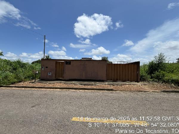 Vende-se em Paraiso Do Tocantins-TO  Casa, 52.00 de área total, 52.00 de área privativa, 360.00 de área do terreno,  2_qto(s), a.serv, WC, 1_sala(s), cozinha, 1_vaga(s) de garagem.