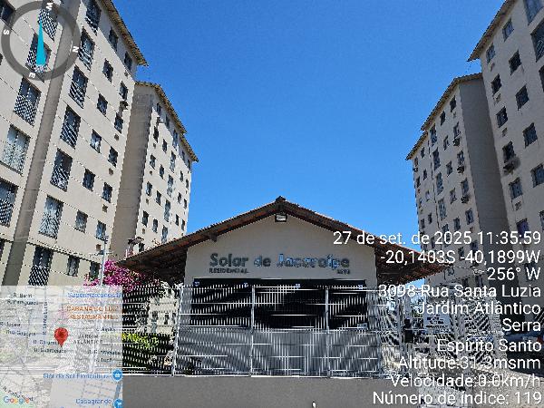 Vende-se em Serra-ES  apto, 42.28 de área total, 42.28 de área privativa,  2_qto(s), a.serv, WC, 1_sala(s), 1 lavabo(s), cozinha, 1_vaga(s) de garagem.
