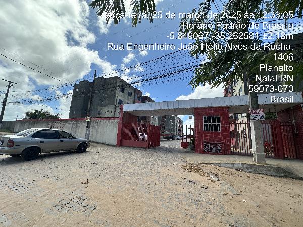 Vende-se em Natal-RN  apto, 70.76 de área total, 64.59 de área privativa,  1_qto(s), varanda, a.serv, WC, 1_sala(s), cozinha, 1_vaga(s) de garagem.