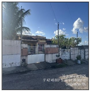 Vende-se em Ceara-Mirim-RN  Casa, 58.41 de área privativa, 133.33 de área do terreno,  2_qto(s), a.serv, WC, 2_sala(s), cozinha, Terraco.