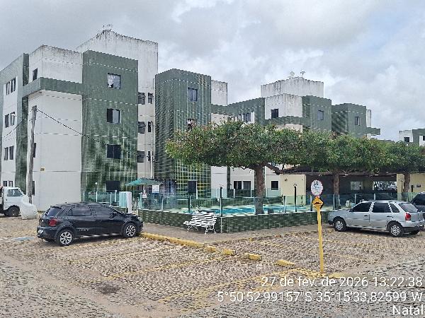 Vende-se em Natal-RN  apto, 56.41 de área total, 51.30 de área privativa,  2_qto(s), a.serv, WC, 1_sala(s), cozinha, 1_vaga(s) de garagem.