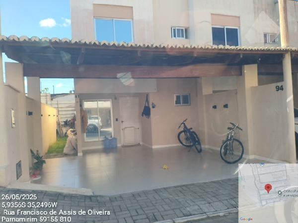 Vende-se em Parnamirim-RN  Casa, 70.01 de área total, 65.62 de área privativa, 80.00 de área do terreno,  2_qto(s), a.serv, WC, 1_sala(s), cozinha, Terraco, 1_vaga(s) de garagem.