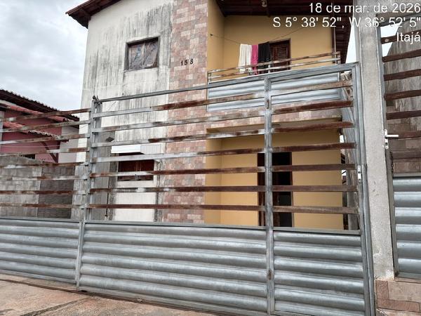Vende-se em Itaja-RN  Casa, 60.00 de área total, 60.00 de área privativa, 126.16 de área do terreno,  2_qto(s), varanda, a.serv, WC, 1_sala(s), cozinha.