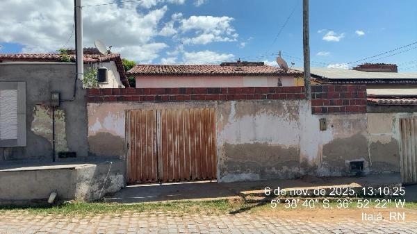Vende-se em Itaja-RN  Casa, 52.00 de área total, 52.00 de área privativa, 200.00 de área do terreno,  2_qto(s), WC, 1_sala(s), cozinha, Terraco, 1_vaga(s) de garagem.