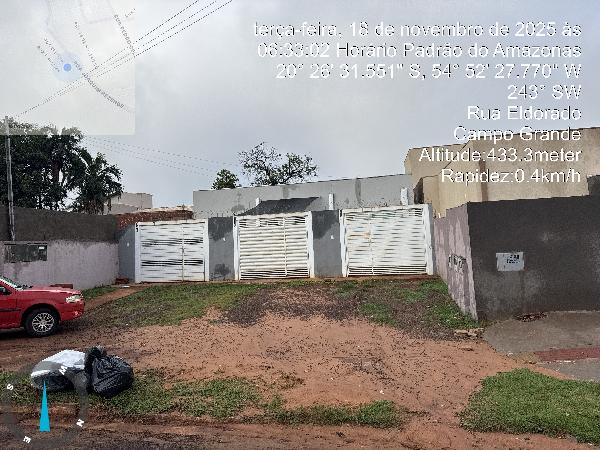 Vende-se em Terenos-MS  Casa, 54.10 de área total, 54.10 de área privativa, 120.00 de área do terreno,  2_qto(s), a.serv, WC, 1_sala(s), cozinha.