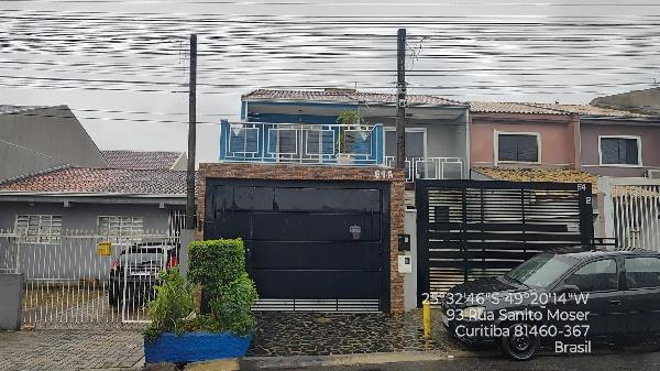 Vende-se em Curitiba-PR  Casa, 91.00 de área total, 83.00 de área privativa, 76.00 de área do terreno,  3_qto(s), a.serv, WC, 2_sala(s), cozinha, 1_vaga(s) de garagem.