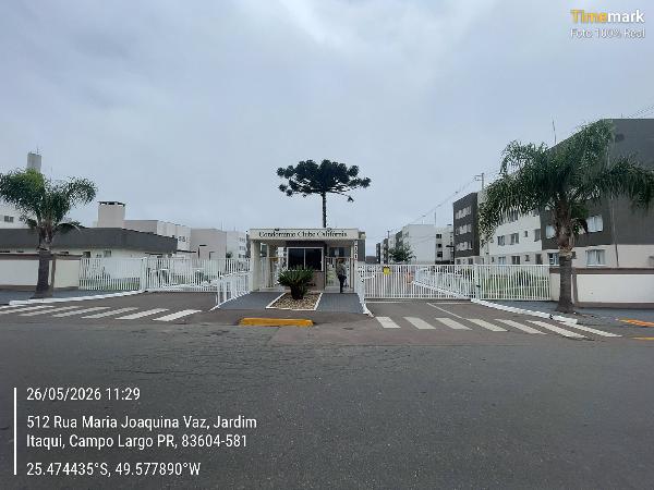 Vende-se em Campo Largo-PR  apto, 46.27 de área total, 40.31 de área privativa,  2_qto(s), WC, 1_sala(s), cozinha, 1_vaga(s) de garagem.