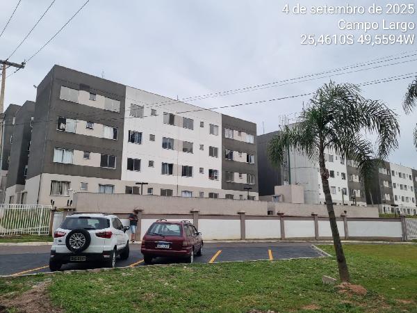 Vende-se em Campo Largo-PR  apto, 46.20 de área total, 40.31 de área privativa,  2_qto(s), a.serv, WC, 1_sala(s), cozinha, 1_vaga(s) de garagem.