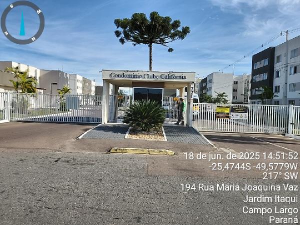 Vende-se em Campo Largo-PR  apto, 46.27 de área total, 40.31 de área privativa,  2_qto(s), WC, 1_sala(s), cozinha, 1_vaga(s) de garagem.