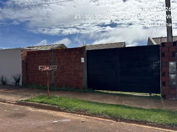 Vende-se em Apucarana-PR  Casa, 42.37 de área total, 42.37 de área privativa, 180.20 de área do terreno,  2_qto(s), a.serv, WC, 1_sala(s), cozinha, 1_vaga(s) de garagem.