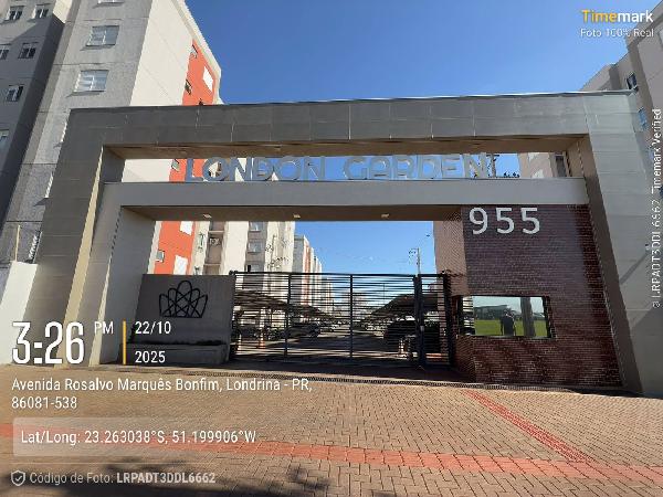 Vende-se em Londrina-PR  apto, 47.44 de área total, 47.44 de área privativa,  2_qto(s), 1_vaga(s) de garagem.