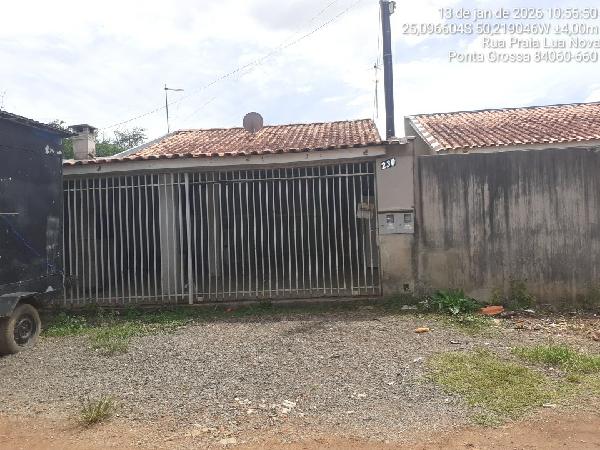 Vende-se em Ponta Grossa-PR  Casa, 50.11 de área total, 48.96 de área privativa, 99.31 de área do terreno,  2_qto(s), a.serv, WC.